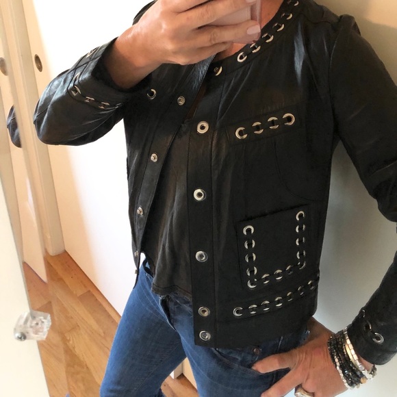 Sylvie Schimmel Datcha Leather Jacket - Picture 2 of 7